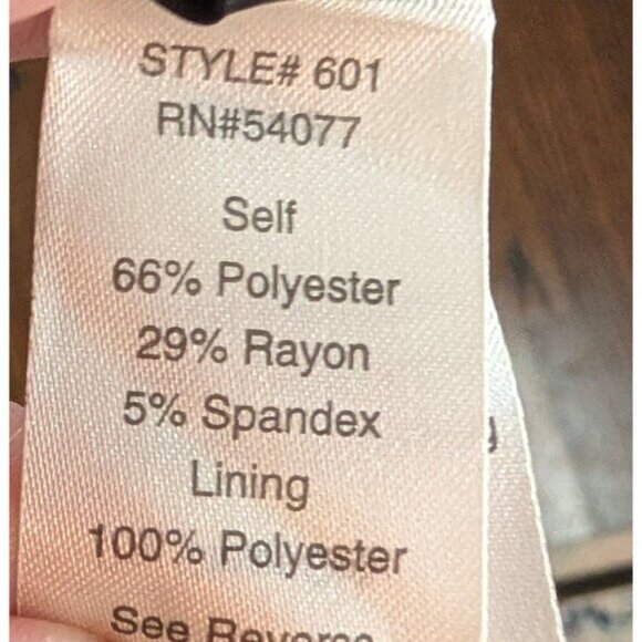 Cabi Pinstripe Ruched Collar Fitted Blazer - Black and Tan - Style 601 - 6 - Picture 10 of 11